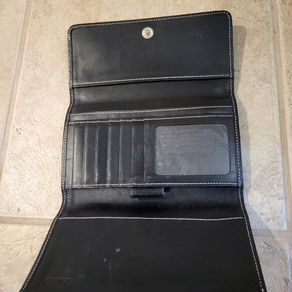 Dooney& Bourke Signature Wallet - Black leather trim - Picture 2 of 5